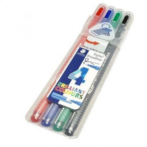 CF4 PENNA FIBRA 0,8 mm COL. ASS BROADLINER