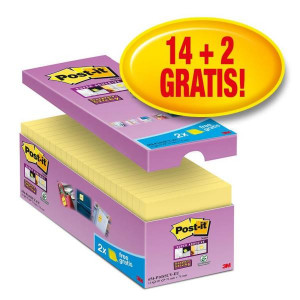 CF12+4 POST-IT SUPER STICKY 76X76 GIALLLO CANARY