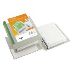 Raccoglitore personalizzabile Stelvio TI -bianco  - N. anelli  2 - formato 22x30 cm D 40 mm