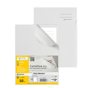 CF10 BUSTE A L IN PP BIANCO OPACO  ALTO SPESSORE