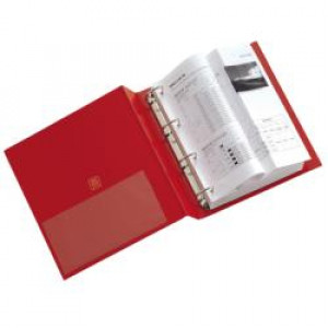 Raccoglitore Stelvio a 4 anelli - blu - Anelli Q - diametro anelli 65 mm 22x30 cm