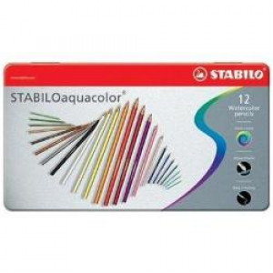 SCATOLA IN METALLO CON 12 COLORI ASS.