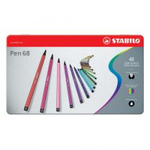CF40 STABILO PEN 68 COL ASSORT