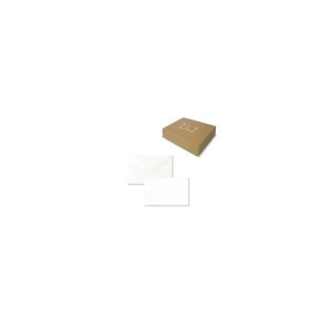 CF 100 BIGLIETTI + 100 BUSTE BRISTOL 7X11CM FORMATO 4 - BIANCO