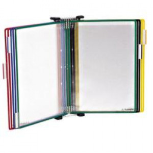 LEGGIO A4 DA MURO CON 10 BUSTE - ASSORTITI