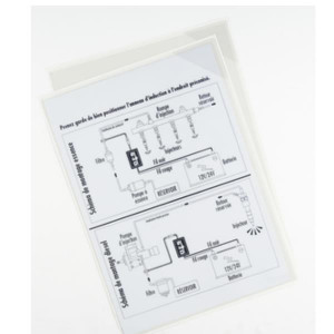 CF1 BUSTA KANG ADESIVE C/FLAP A3 - TRASPARENTE