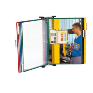 LEGGIO A3 DA MURO CON 10 BUSTE - ASSORTITI