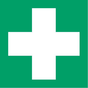 CARTELLO PRONTO SOCCORSO - 200X200MM