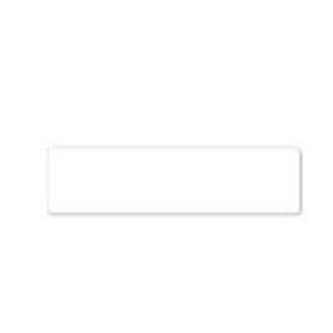 CF10 STICKER RETTANGOLARI - 20X5 CM - BIANCO