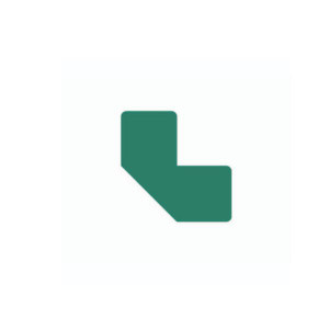 CF10 STICKER A L - 10X5 CM - VERDE