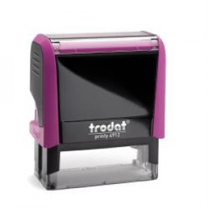 TIMBRO AUTOINCHIOSTRANTE PRINTY4912 FUCSIA TAMPONE NERO