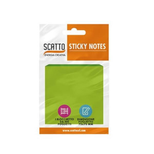 STICKY NOTES 100FG 75X75 - COLORI ASSORTITI FLUO