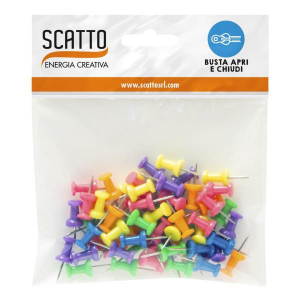 BL. 60PZ SPILLI CARTOGR. COL.FLUO