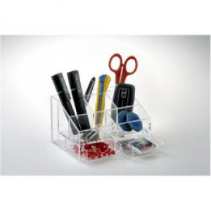 Organizer con cassetti Mr Acrylic-- 16 5x12x10 cm  realizzata in materiale acrilico per visualizzarne il contenuto