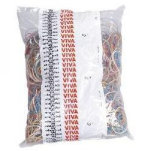 ELASTICI GIALLI  ASSORTITI IN DIAMETRO E COLORE                       CONFEZIONE BUSTA 1 KG