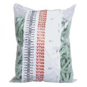 Busta Elastici Fettuccia Diam.150mm Verdi 1kg