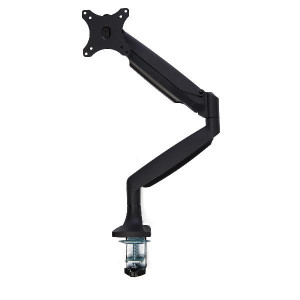 Braccio per Monitor da Scrivania singola - Full Motion - Supporto in Alluminio robusto - Nero (ARMPIVOTHDB)