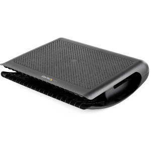 Poggiapiedi basculante ergonomico con gestione integrata dei cavi -  Supporto per piedi con superfice antiscivolo (FTRST2)