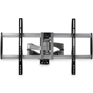 Braccio per TV a muro Full-Motion per TV da 32  a 75  Acciaio   Alluminio Articolabile per Schermo piatto