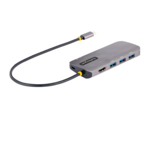 ADATTATORE USB C A HDMI 4K  HUB 3X USB-A 5GBPS  100W PD  GBE