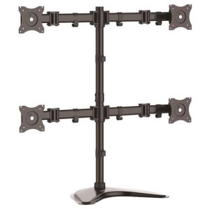 Supporto Articolabile VESA per 4 Monitor - Stand regolabile per 4 Schermi fino a 27  (8kg)