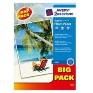 Carta bianca fotografica patinata lucida - 160g - stampanti Inkjet - 210x297 - 60 ff