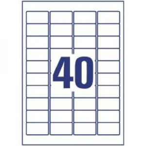 CONFEZIONE 20 FOGLI  40 ETICHETTE PER FOGLIO  800 ETICHETTE TOTALI