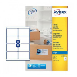 ETICHETTE PER PACCHI 99 1X67 7- ETICHETTE X FOGLIO N 8  (100FF.)         LASER (L LC I)  (CONF.DA 800 ETICHETTE)