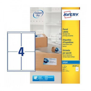 ETICHETTE PER INDIRIZZI 99 1X 139  - ETICHETTE X FOGLIO N  4  (25FF.) (CONF.DA 100 ETICHETTE)