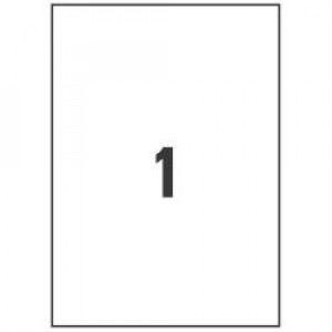 ETICHETTE PER PACCHI 99,1X67,7 - ETICHETTE X FOGLIO N¦ 1 (25FF.)       LASER    (CONF.DA 25  ETICHETTE)