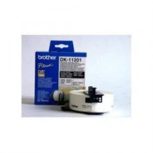 ROTOLO DI 400 ETICHETTE IN CARTA NERO SU BIANCO 29 MM X 90 MM