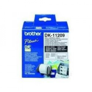 ROTOLO 800 ETICHETTE IN CARTA NERO SU BIANCO 29 MM X 62 MM