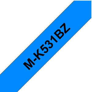 NASTRO TIPO M NERO SU BLU 12MM LUNGHEZZA 8 METRI                      PTOUCH 65
