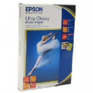 CARTA FOTOGRAFICA LUCIDA ULTRA  IN FORMATO FOTOGRAFICO 10X15CM(50 FG) 300 G/M