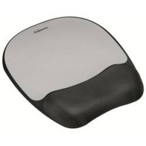 MOUSEPAD CON POGGIAPOLSI MEMORY FOAM ARGENTO