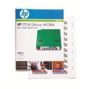 CONFEZIONE DI ETICHETTE PER CODICI A BARRE HP ULTRIUM LTO4 WORM       CONF. DA 100 ETICHETTE