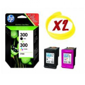 CARTUCCE D INCHIOSTRO HP 300 NERO/TRICROMIA - CONFEZIONE MISTA BLISTER
