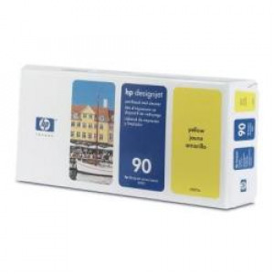 Testina di stampa e dispositivo di pulizia  n. 90, giallo