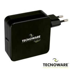 TECNOWARE - CARICATORE USB C DA 65W CON PORTA USB C