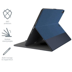 TekView with Apple pencil holder TPU shell - Navy/Blue - iPad 102