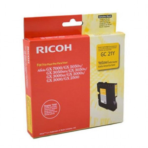 PRINT CARTRIDGE GIALLO GC21Y GX3000/GX3050N/GX5050/GX7000/GX2500      (1.000 PAGINE)(1PZ)