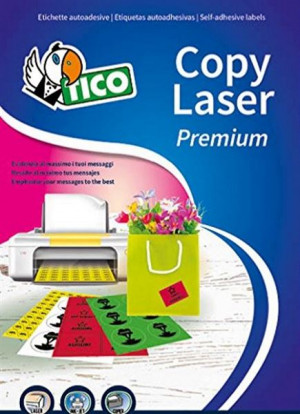 AUTOADESIVE VERDE A4 SENZA MARGINI F.TO210X297 - ETICHETTE PER FOGLIO 1  (70PZ.)  INKJET/LASER/COPY           ( 70 ETICHETTE PER CONF.)