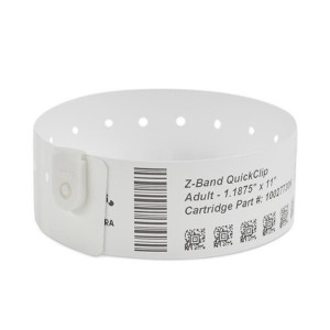 TAG  SYNTHETIC  30.2X279.4MM  DT  Z-BAND QUICKCLIP                    COATED, 1IN (25.4MM) CORE, 240/ROLL, KIT, PRINTED
